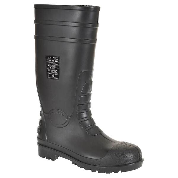 FW95 Total Safety Wellington Black S5 - Indigo Supplies Ltd
