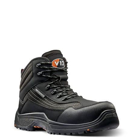 V12 V1501.01 Caiman IGS Vegan Boot S3 HRO SRC Black - Indigo Supplies Ltd