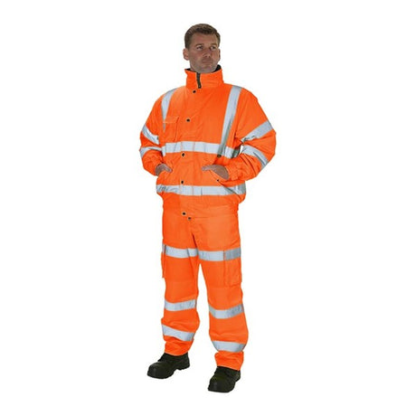KeepSAFE High Visibility Standard Bomber Orange - Indigo Supplies Ltd