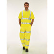 KeepSAFE High Visibility Short Sleeve Polo Shirt Yellow - Indigo Supplies Ltd
