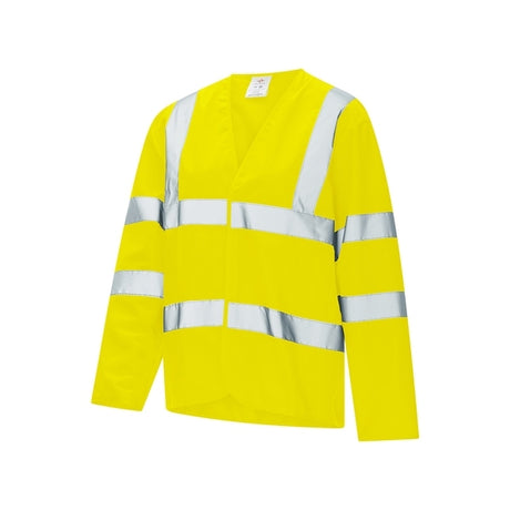 KeepSAFE High Visibility Sleeved Waistcoat Yellow - Indigo Supplies Ltd