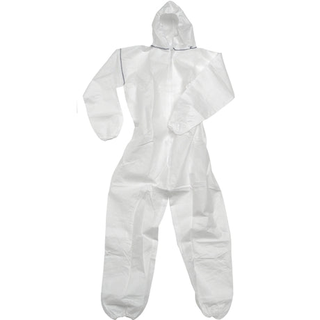 Disposable Coverall Type 5/6 C/W Hood White - Indigo Supplies Ltd