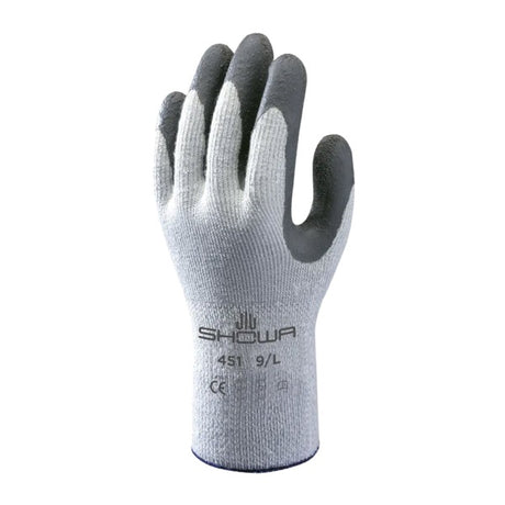 Showa 451 Thermogrip Latex Coated Glove Grey (Pair) - Indigo Supplies Ltd