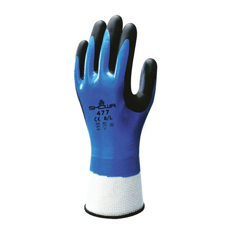 Showa 477 Insulated Cold Weather Glove Blue (Pair) - Indigo Supplies Ltd