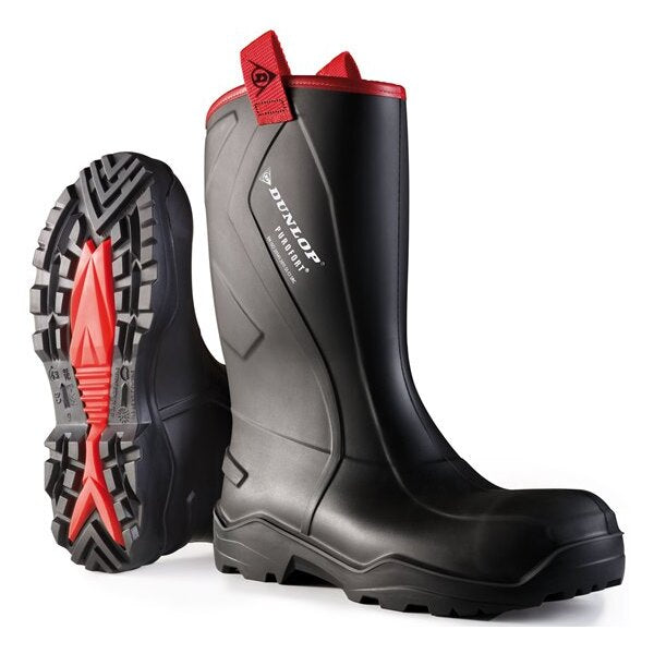 Dunlop Purofort Rugged Full Safety Wellington S5 CI SRC - Indigo Supplies Ltd
