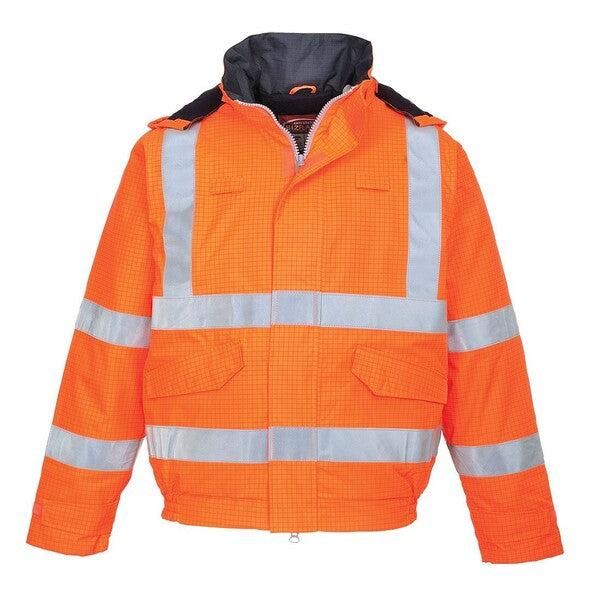 Portwest S778 High Visibility Flame Retardant Jacket Orange - Indigo Supplies Ltd