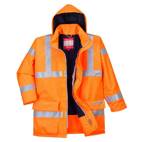 Portwest S778 High Visibility Flame Retardant Jacket Orange - Indigo Supplies Ltd
