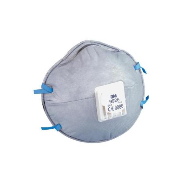 3M 9926 Valved Dust/Mist/Nuisance Level Acid Gas Respirator - Indigo Supplies Ltd