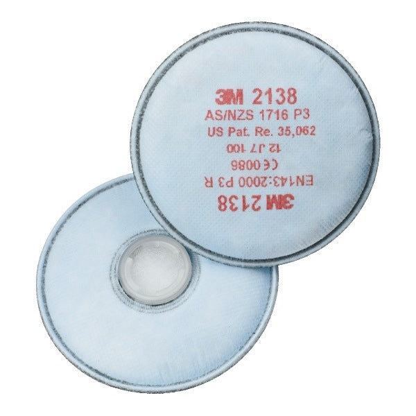 3M 2138 Particulate Filter (Pack 10 Pairs) - Indigo Supplies Ltd