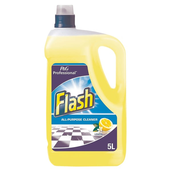 Flash Hard Surface Lemon Cleaner 5 Litre - Indigo Supplies Ltd