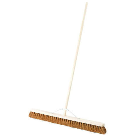 Natural Coco Platform Broom 36" c/w 54" Handle - Indigo Supplies Ltd