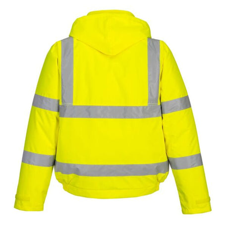 Portwest S463 High Visibility Bomber Jacket Yellow - Indigo Supplies Ltd
