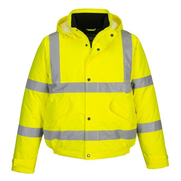 Portwest S463 High Visibility Bomber Jacket Yellow - Indigo Supplies Ltd