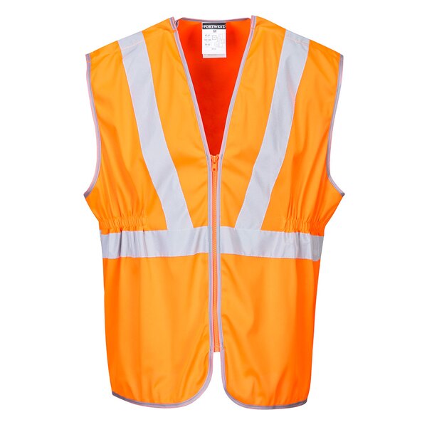 Portwest RT20 High Visibility Rail Track Vest Orange - Indigo Supplies Ltd