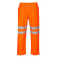 High Visibility Rail Track Trousers Regular Leg Orange - Indigo Supplies Ltd