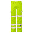 PULSAR P346 High Visibility Combat Trouser Tall Leg Yellow - Indigo Supplies Ltd