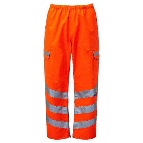PULSAR PR503 High Visibility Overtrousers Orange - Indigo Supplies Ltd