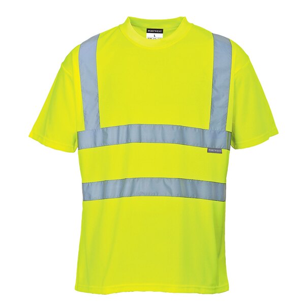 Portwest S478 High Visibility T-Shirt Yellow - Indigo Supplies Ltd