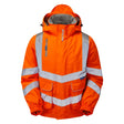 PULSAR PR496 High Visibility Rail Padded Bomber Jacket Orange - Indigo Supplies Ltd