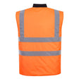 Portwest S469 High Visibility Reversible Bodywarmer Orange - Indigo Supplies Ltd