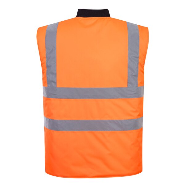 Portwest S469 High Visibility Reversible Bodywarmer Orange - Indigo Supplies Ltd