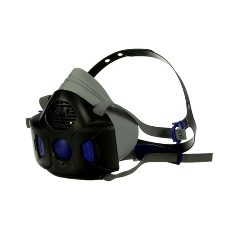 3M HF-802SD Secure Click Reusable Half Mask Respirator Speaking Diaphragm Medium - Indigo Supplies Ltd
