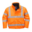 Portwest RT32 High Visibility Bomber Jacket Orange - Indigo Supplies Ltd