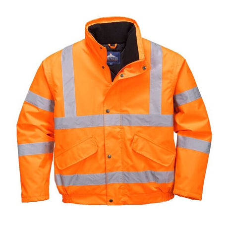 Portwest RT32 High Visibility Bomber Jacket Orange - Indigo Supplies Ltd
