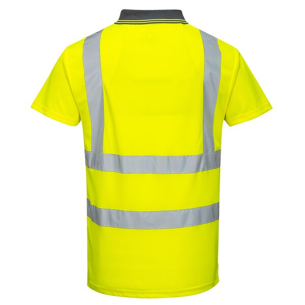 Portwest S477 High Visibility Polo Shirt Yellow - Indigo Supplies Ltd