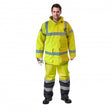 Portwest S778 Bizflame High Visibility Anti-Static FR Rain Jacket Yellow - Indigo Supplies Ltd