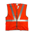 KeepSAFE High-Visibility Rail Waistcoat Orange - Indigo Supplies Ltd