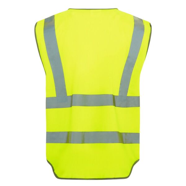 High Visibility Executive Waistcoat Yellow - Indigo Supplies Ltd