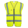 High Visibility Executive Waistcoat Yellow - Indigo Supplies Ltd