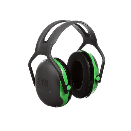 3M X1P3 PELTOR Earmuffs Helmet Mounted Green - Indigo Supplies Ltd