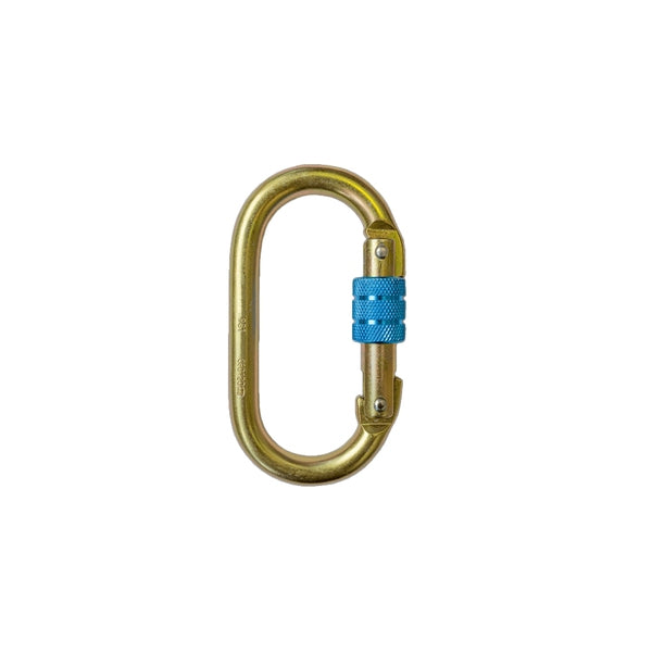 IRUDEK 102300900002 981 Screw Lock Carabiner Steel - Indigo Supplies Ltd