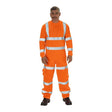 KeepSAFE High Visibility Long Sleeve T Shirt Orange - Indigo Supplies Ltd