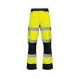 KeepSAFE High Visibility Two Tone Cargo Trousers Reg Leg Orange Navy - Indigo Supplies Ltd