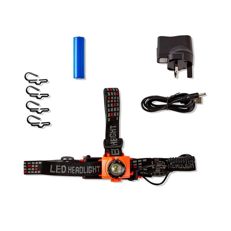 L110 Rechargeable Led Headtorch - Indigo Supplies Ltd
