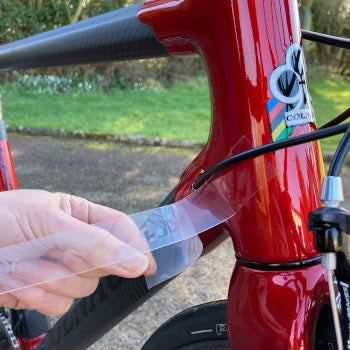 Bike Protective Tape 3M™ 8671 HS Polyurethane Protective Tape Short Rolls - Indigo Supplies Ltd