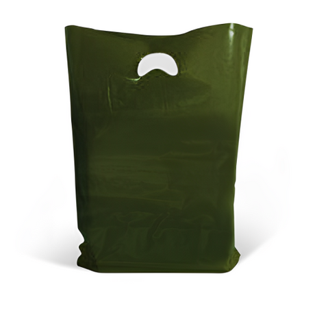 Harrods Green Varigauge Carrier Bags - Indigo Supplies Ltd