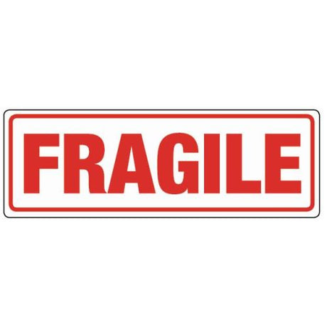 Fragile Labels (148x50mm) - Indigo Supplies Ltd