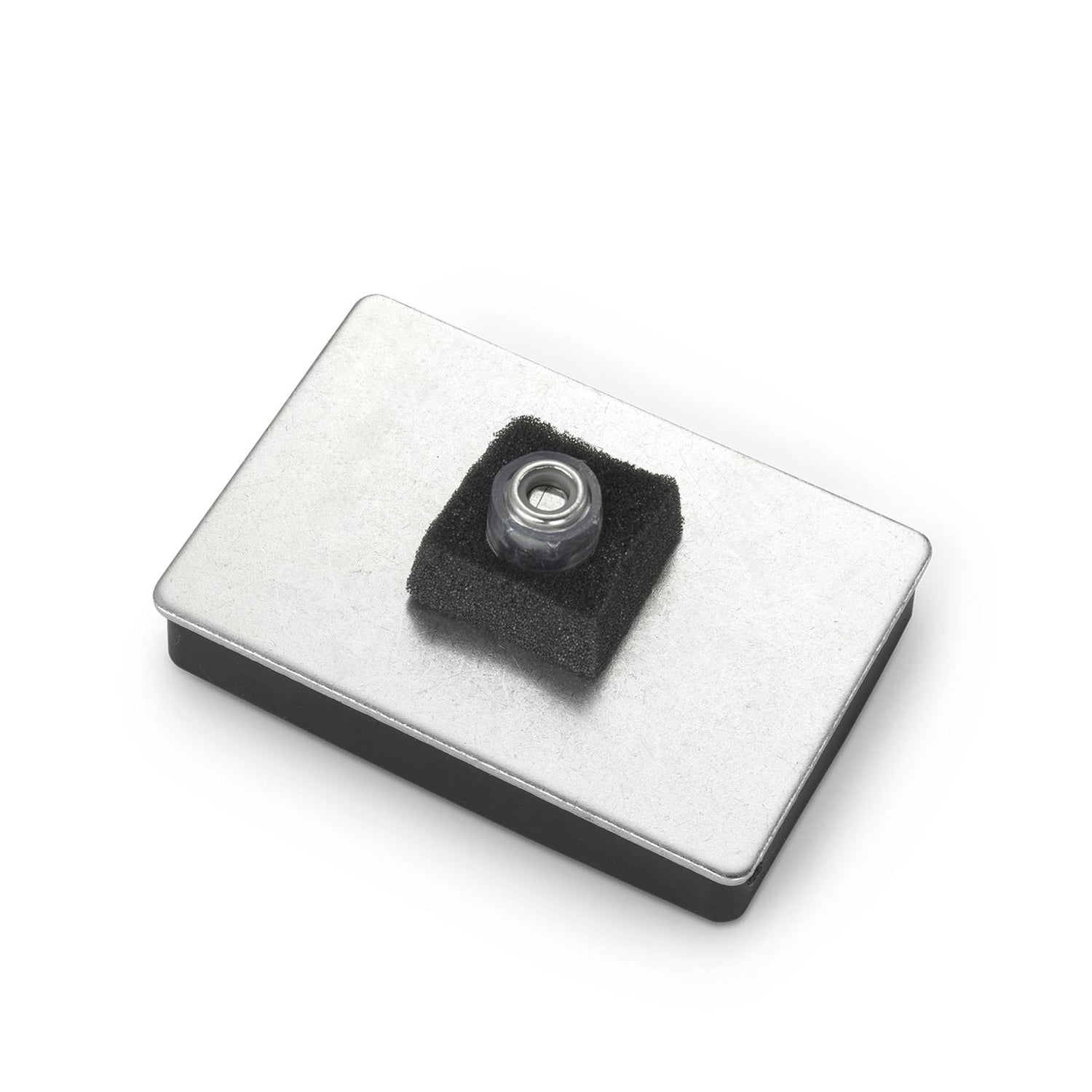 Magnetic Ferrite Pad 1 with 14mm M6 Central Stud and Foam Pad - Indigo Supplies Ltd