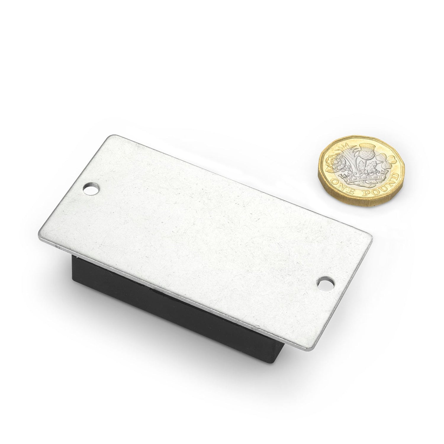 Magnetic Ferrite Pad 2 with 4mm Diameter Mounted Holes - Indigo Supplies Ltd