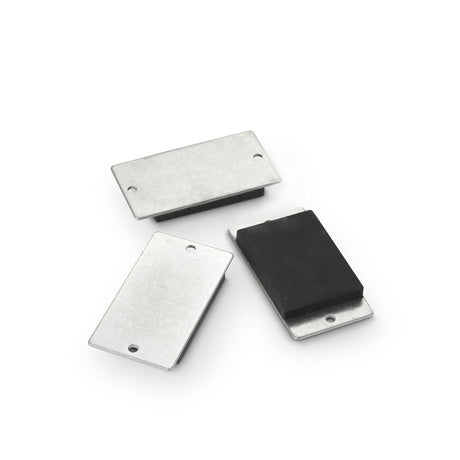 Magnetic Ferrite Pad 2/5 with 4mm Diameter Mounted Holes - Indigo Supplies Ltd