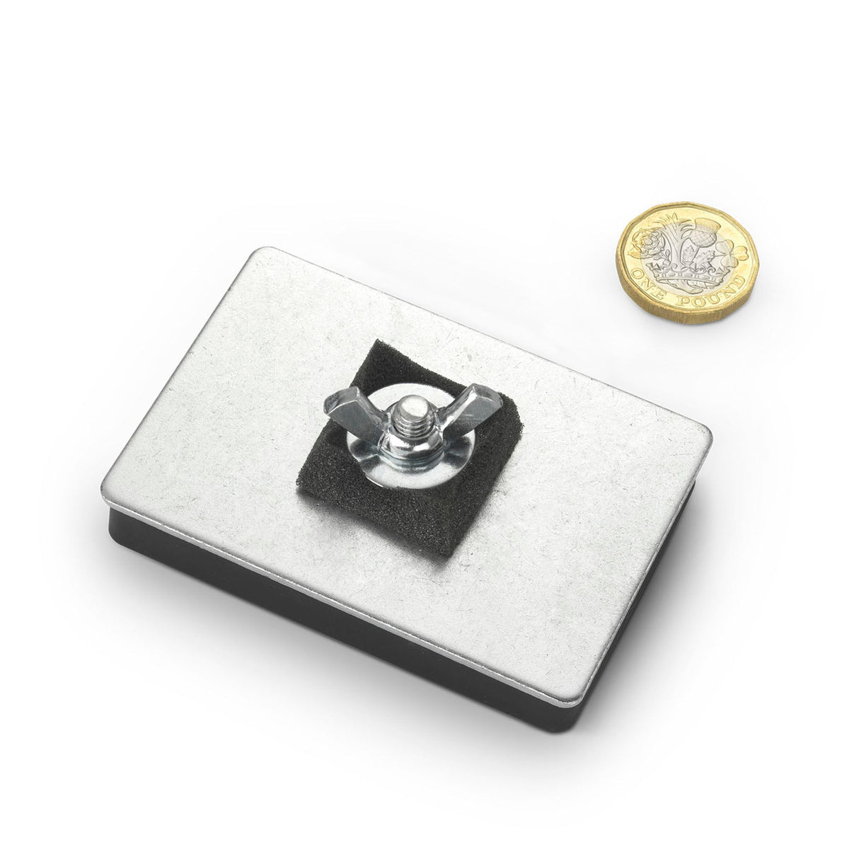 Magnetic Ferrite Pad 1 with Wingnut and Washer - Indigo Supplies Ltd