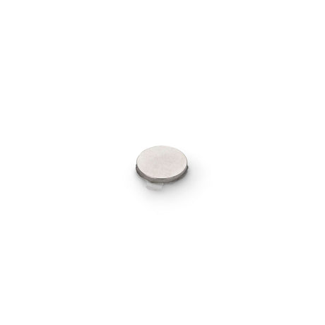 Neodymium Disc Magnet with 3M 9080 Adhesive, 10mm Diameter x 1mm N35 Nickel Plated (A) - Indigo Supplies Ltd
