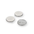 Neodymium Disc Magnet with 3M 9080 Adhesive, 20mm Diameter x 1mm N35 Nickel Plated (A) - Indigo Supplies Ltd