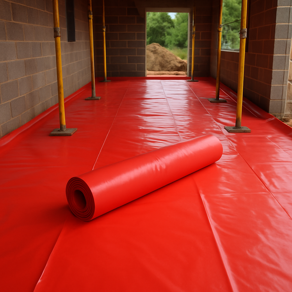 visqueen radon dpm damp proof membrane gas barrier polythene sheeting uk