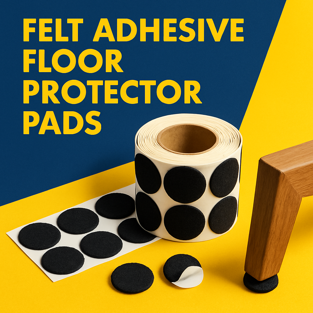 Felt Adhesive Floor Protector Protection Discs Pads uk