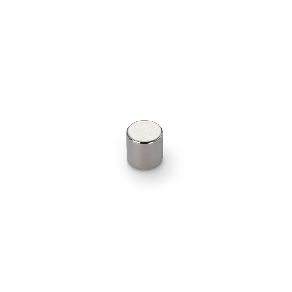 Neodymium Disc Magnet, 8mm Diameter x 8mm N35 Nickel Plated (A) - Indigo Supplies Ltd